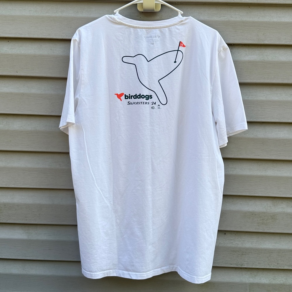 Birddogs Mens Masters Golf Graphic Short Sleeve T-Shirt White XL Shmasters 24 - Picture 4 of 4